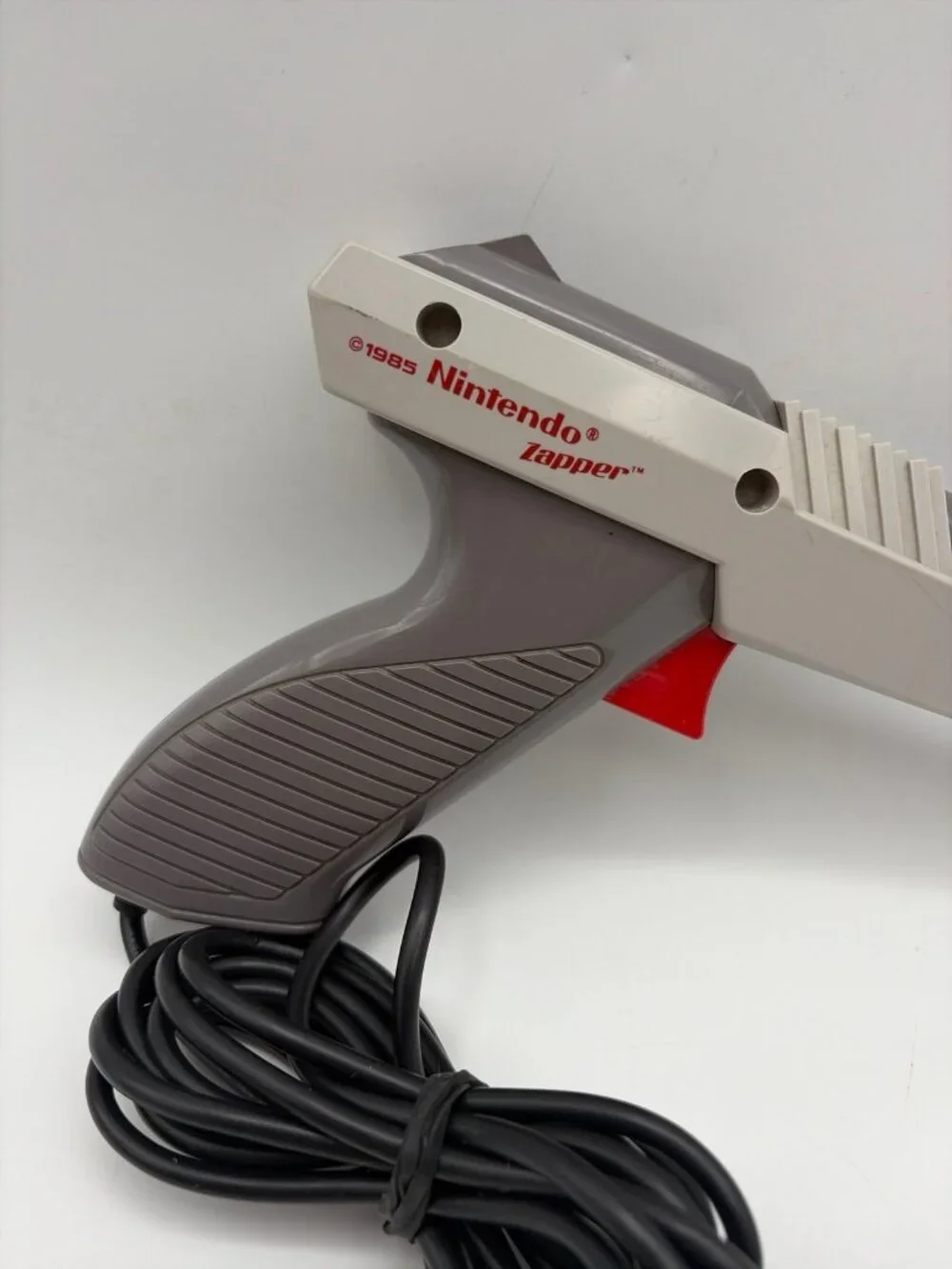 Nintendo NES Zapper Light Gun Gray Controller OEM NES-005 Original Grey Tested